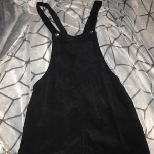 black forever 21 overall dress